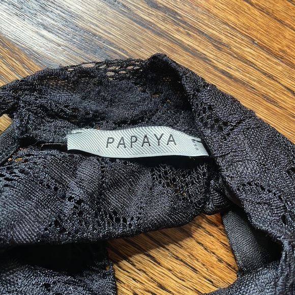 Black blouse from papaya size XS - Picture 4 of 4
